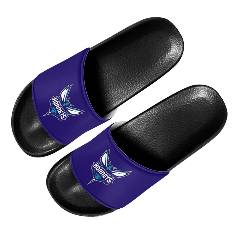 Women's Charlotte Hornets Flip Flops 002